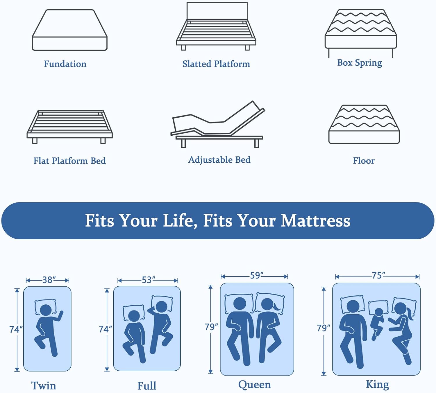Queen Mattress in a Box, 10 Inch Cooling Gel Memory Foam Mattress for Pressure Relief & Deep Sleep, Medium Firm with Motion Isolation, CertiPUR-US Certified, Fiberglass Free