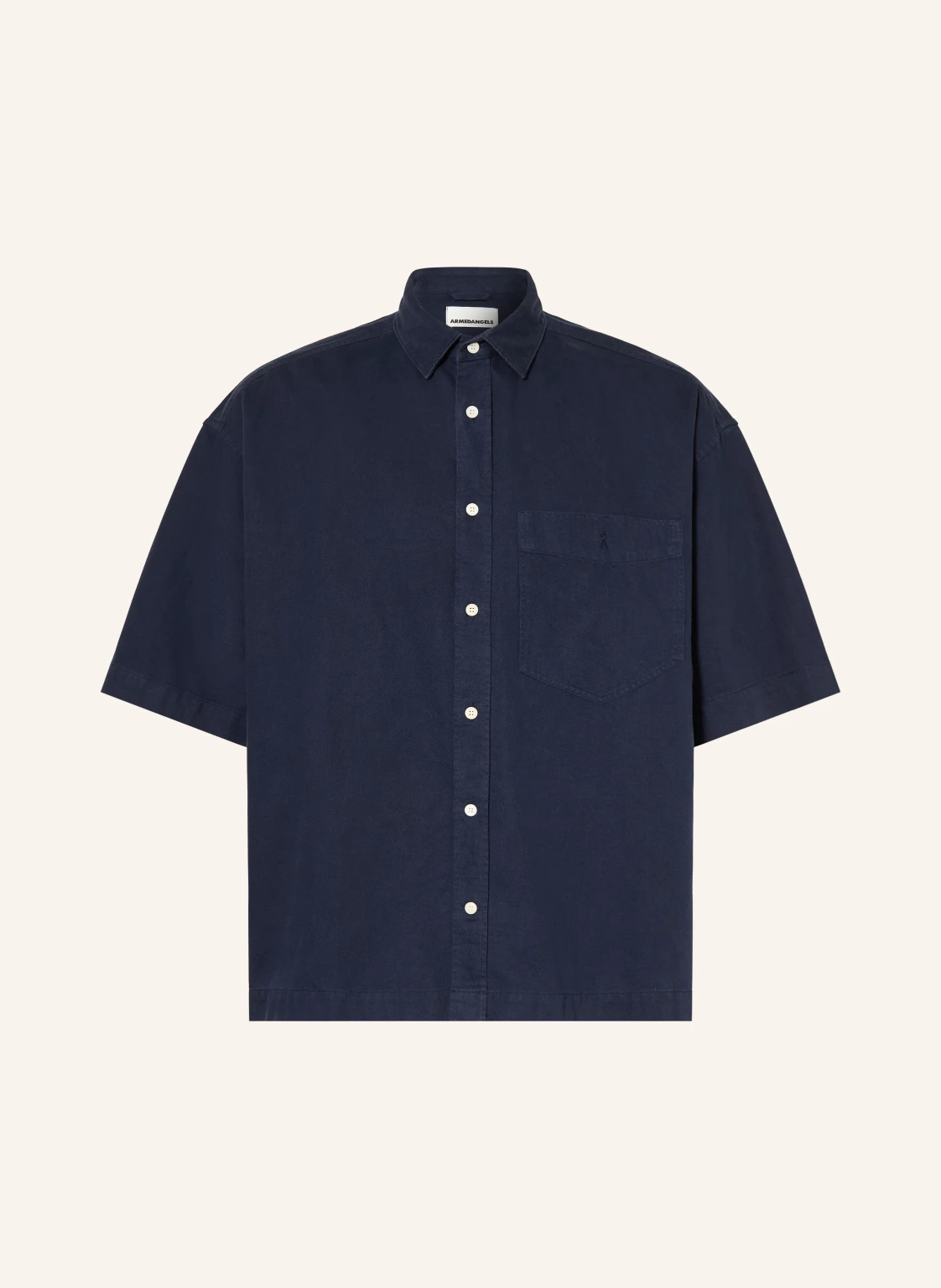 ARMEDANGELS Kurzarm-Hemd Comfort Fit