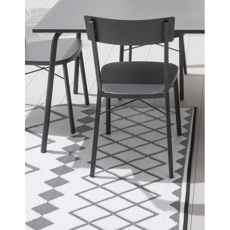 Tapis de sol extérieur réversible Cadix 180 x 120 cm