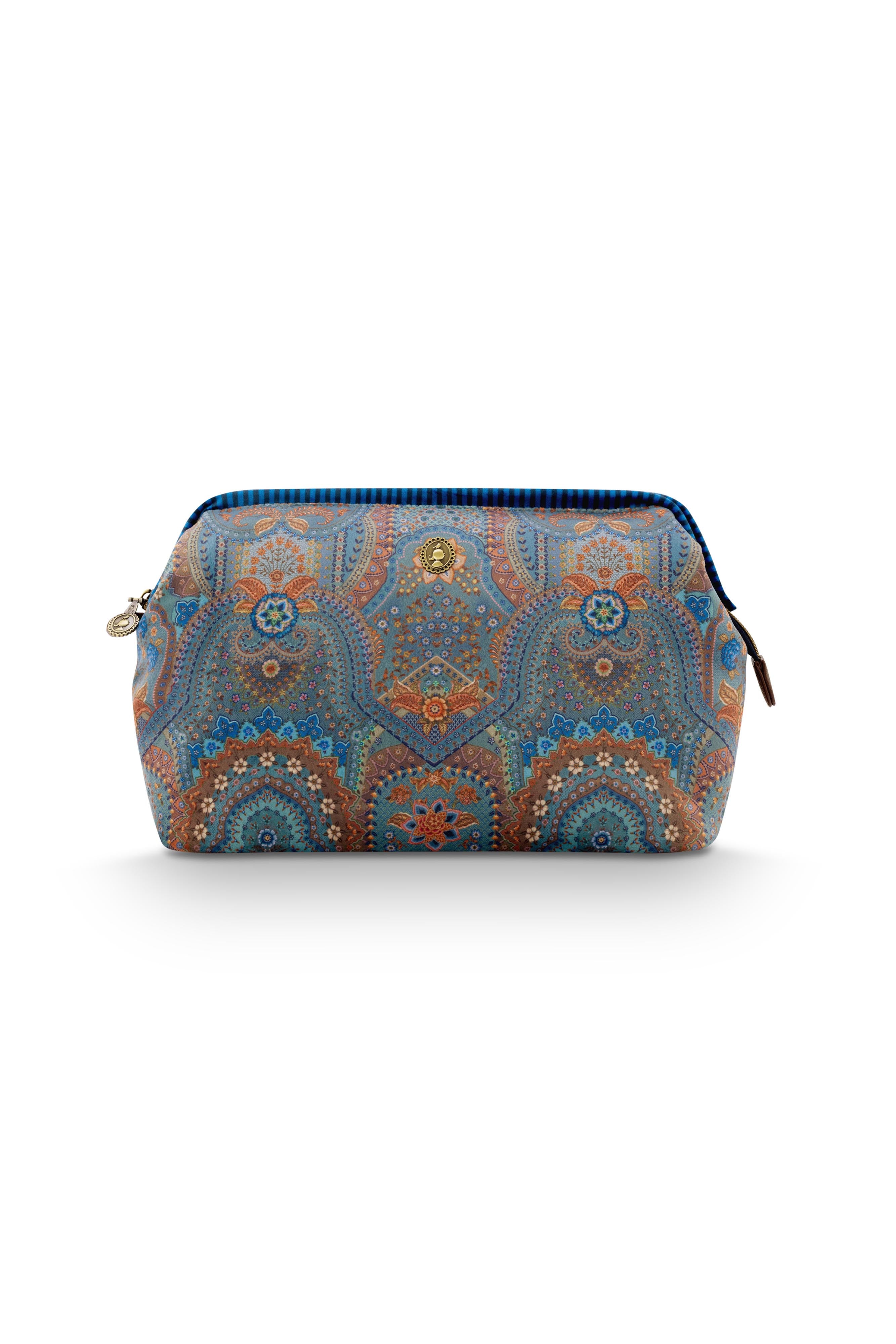 Pip Studio - Cooper Make-up Tasje Dames - Jabali - Blauw - 30x13.8x20.7cm