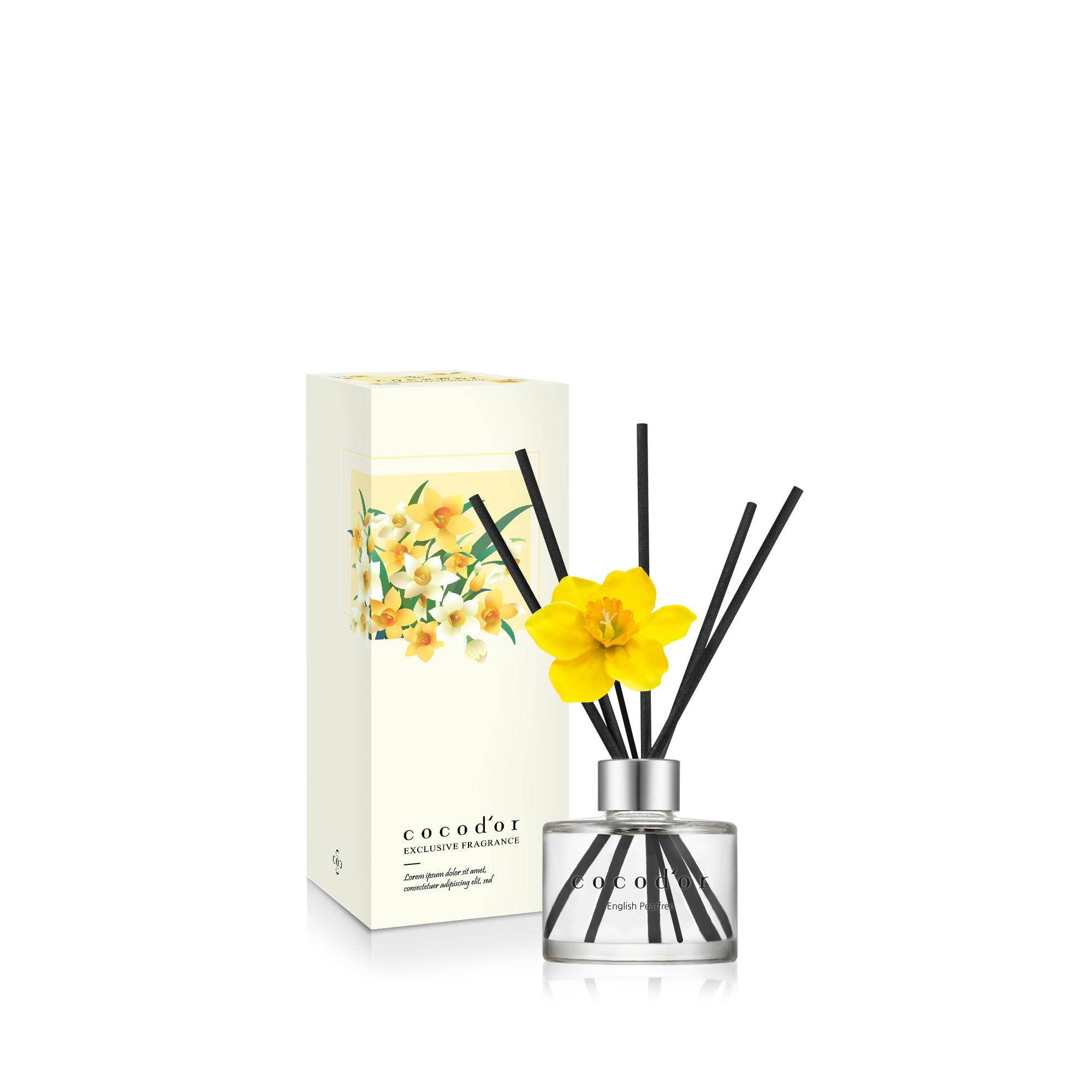 - Cocodor Diffuseur de jonquille 120ML -Libre de poire anglaise