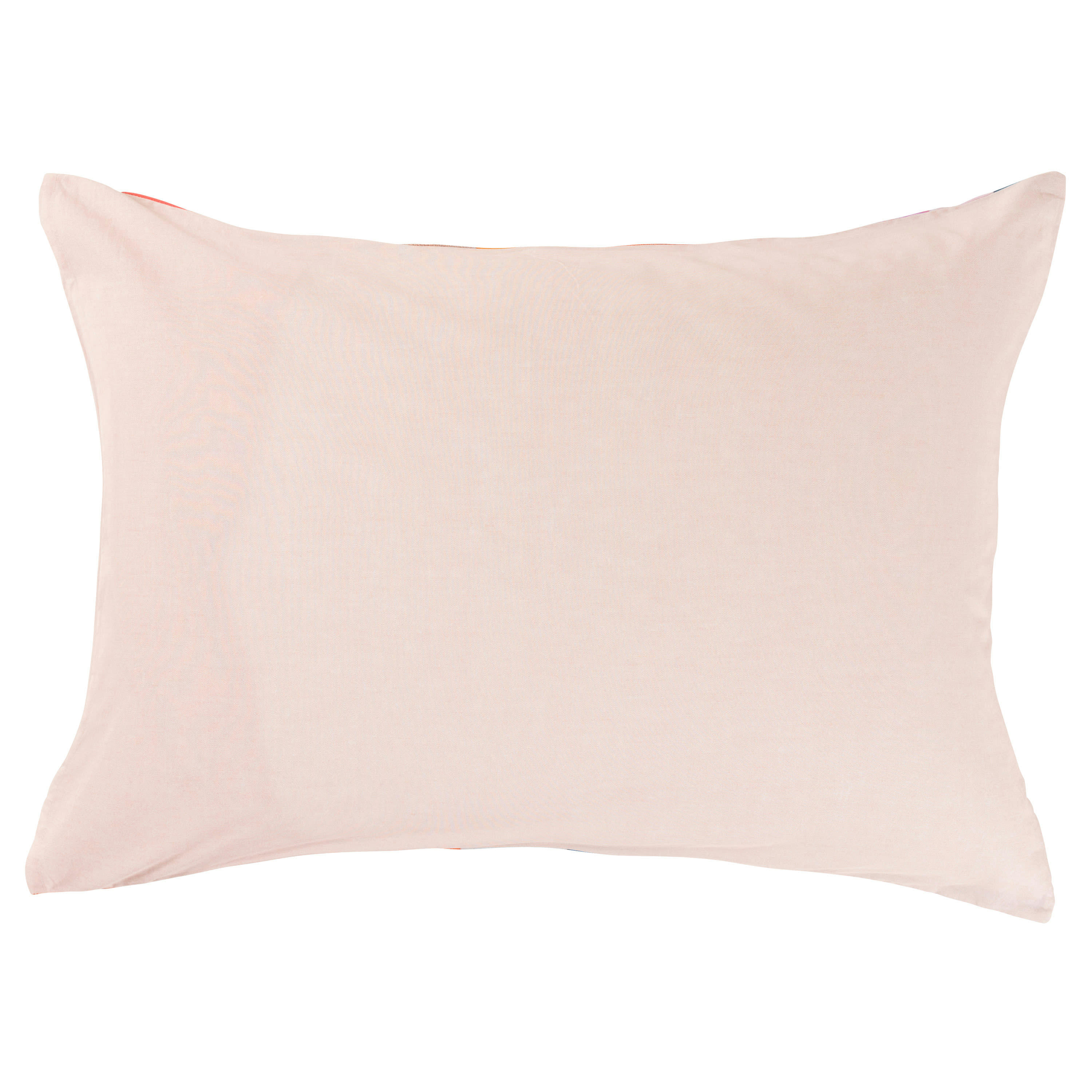 ROSANGELA - Taie d'oreiller rectangulaire percale de coton  beige 50x70