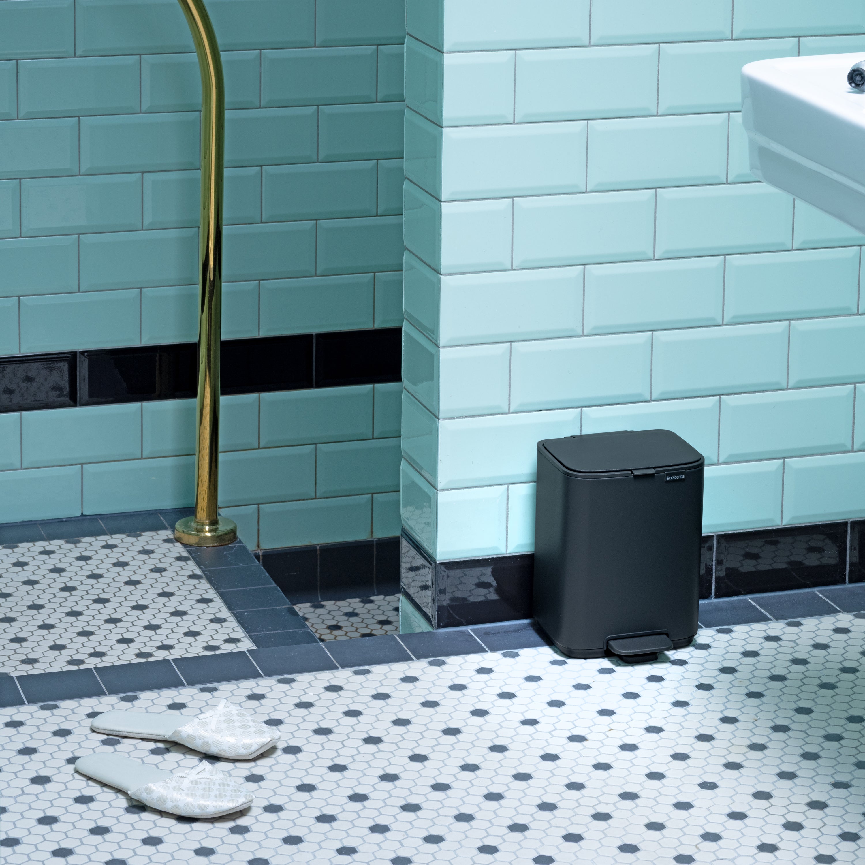 Brabantia Bo Pedaalemmer 4 L - Mineral Infinite Grey