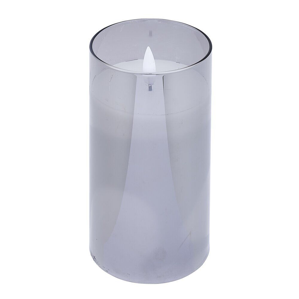 Bougie à LED argenté Ø7,5xH10cm x3