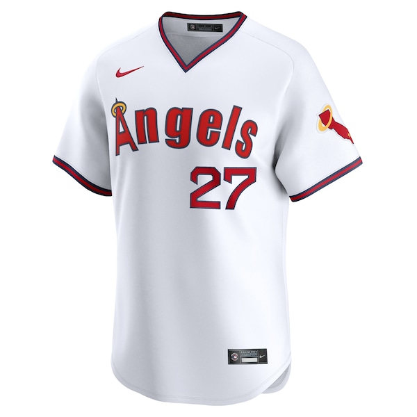 Mike Trout Los Angeles Angels Nike Alternate Limited Jersey - White