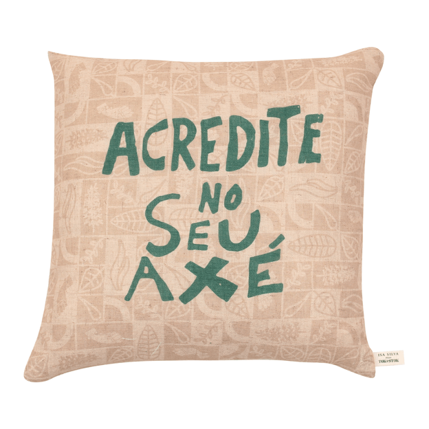 ALMOFADA 50 CM X 50 CM SETE ERVAS AXÉ