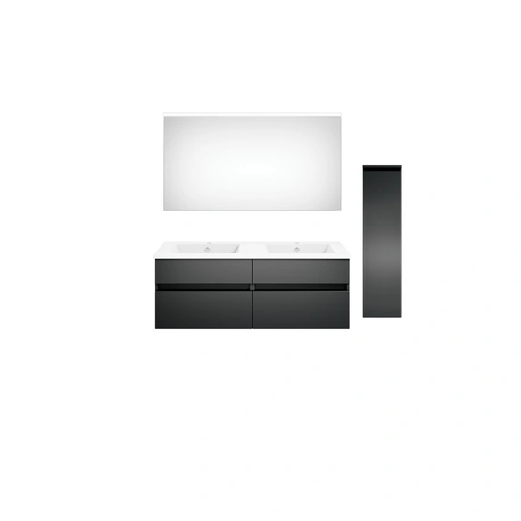 Badmöbel-Set »twenty one«, 5-teilig, Waschbecken BxHxT: 122 x 1,5 x 51 cm, montiert