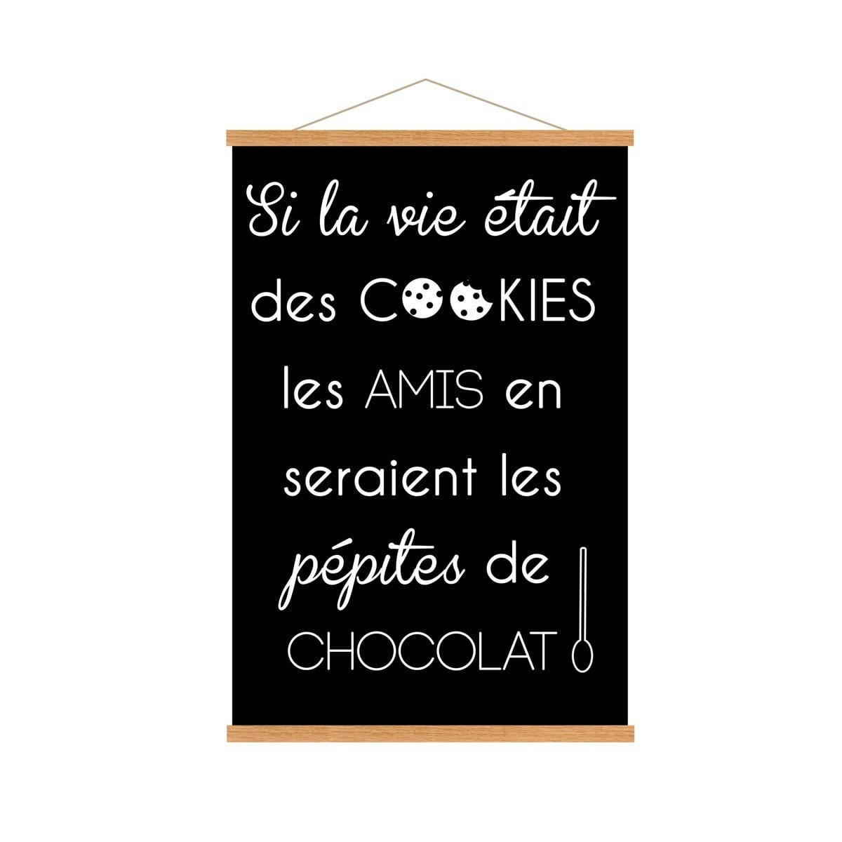 - Affiche Kakemono Citation Amis 40x60cm
