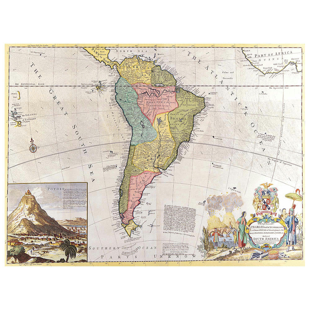 - Tableau cartographie ancienne carte No.12 80x100cm