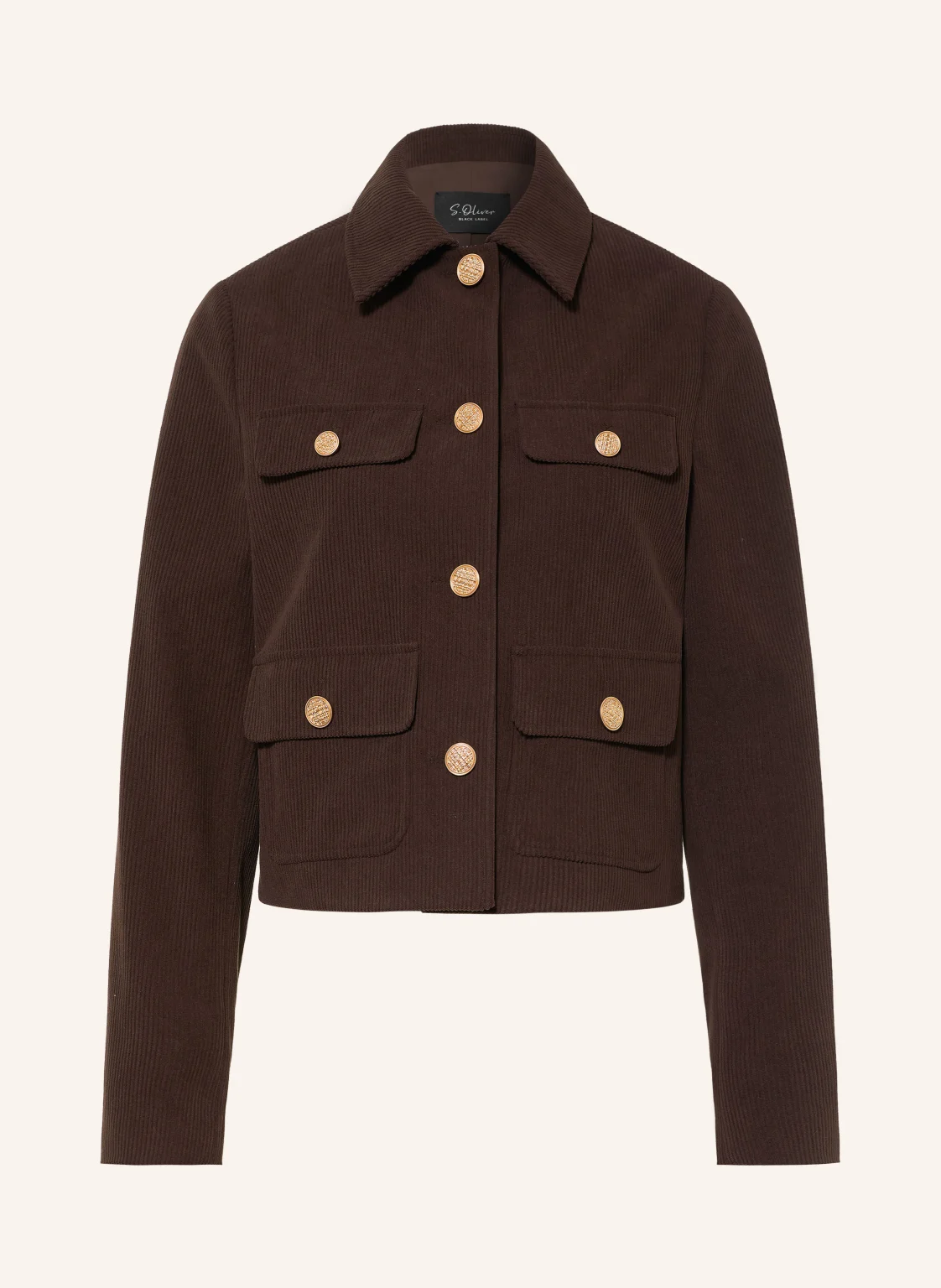 s.Oliver BLACK LABEL Kastenjacke aus Cord