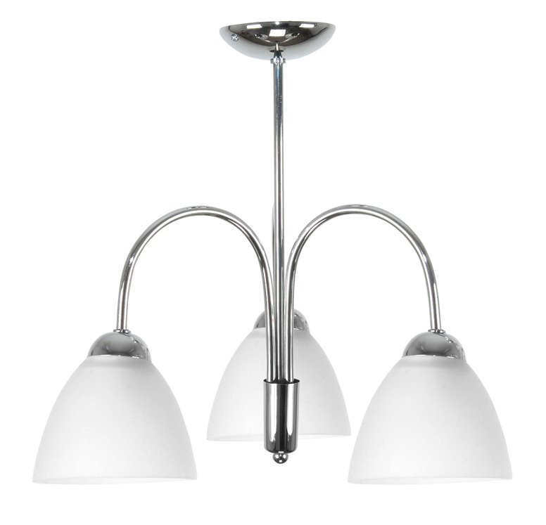 Lampa sufitowa chrom glamour EDYLIT 3xE27 DANTE 7-232