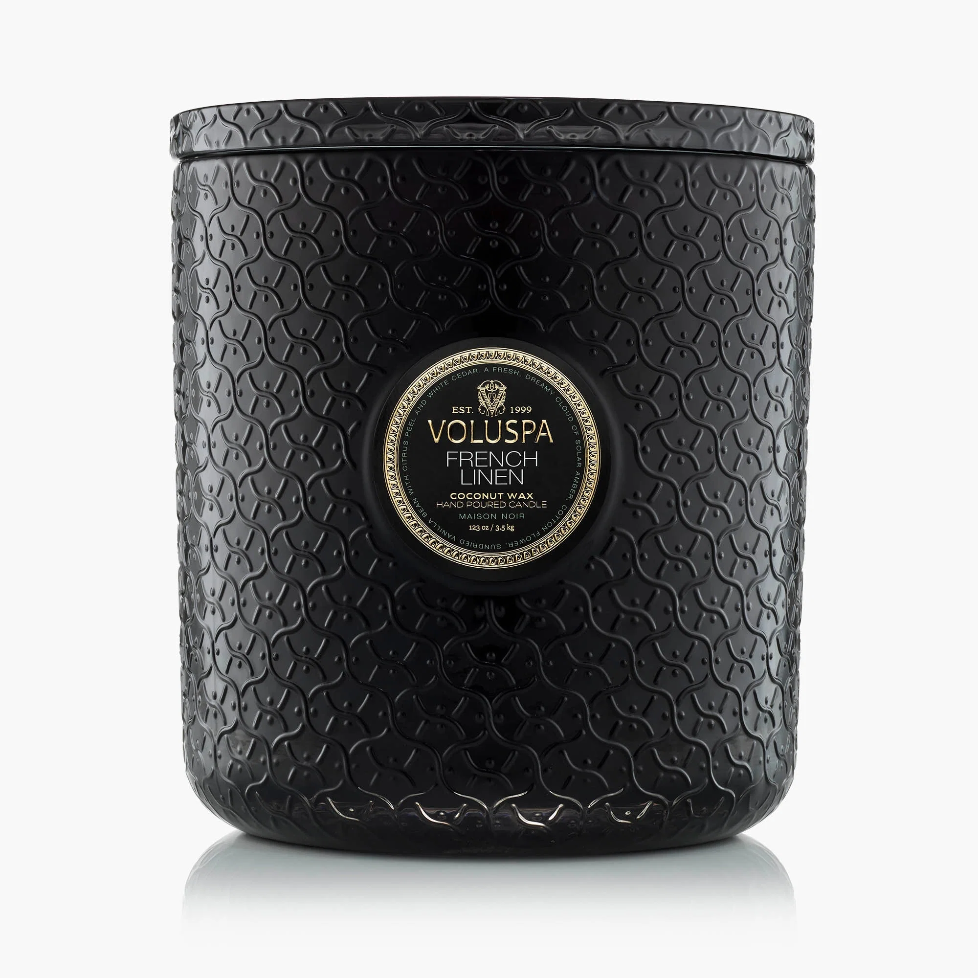 French Linen - 5 Wick Hearth Candle