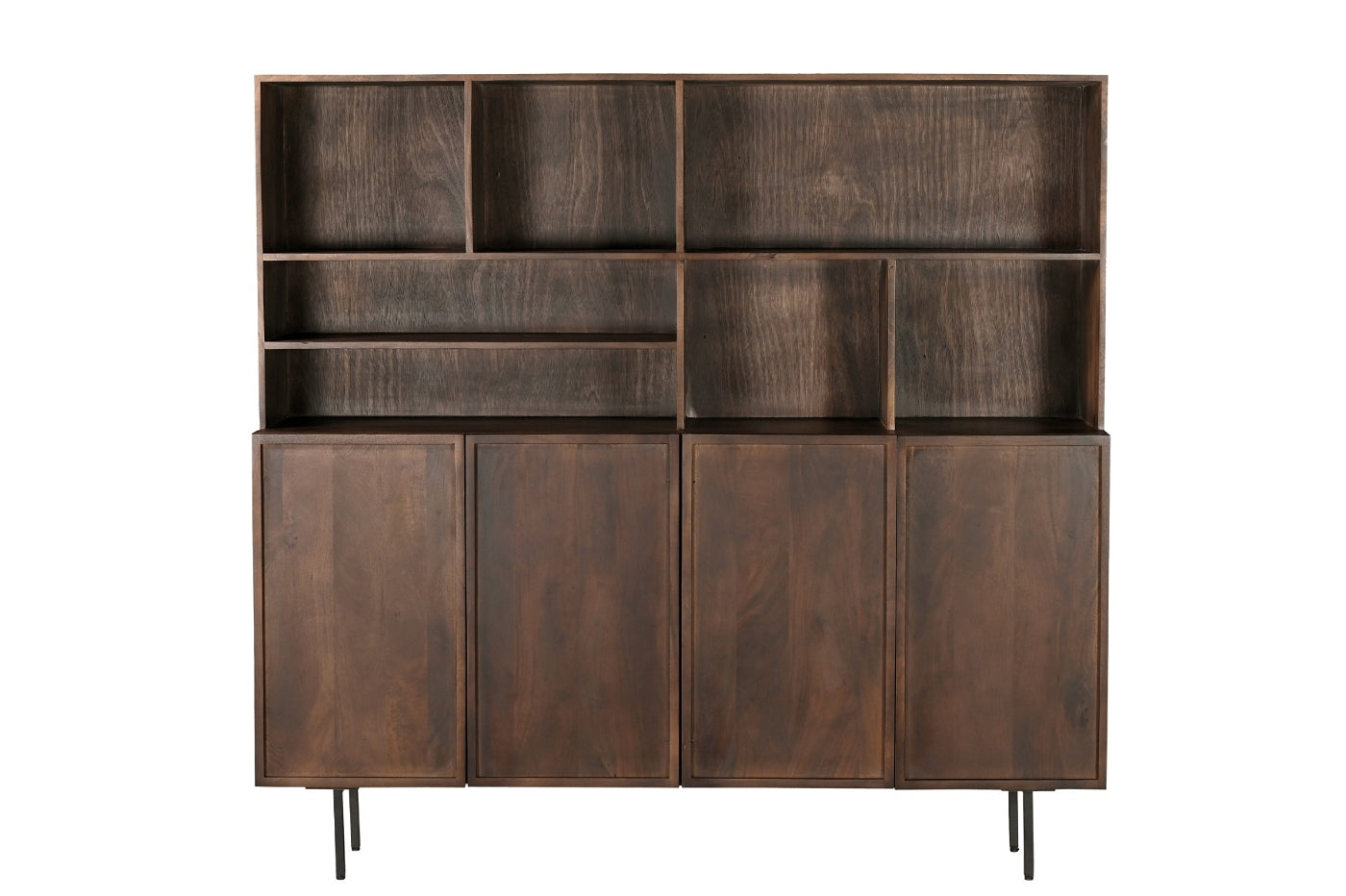 Livingfurn - Buffetkast Bruin Mangohout - 180x45x150cm - Elan