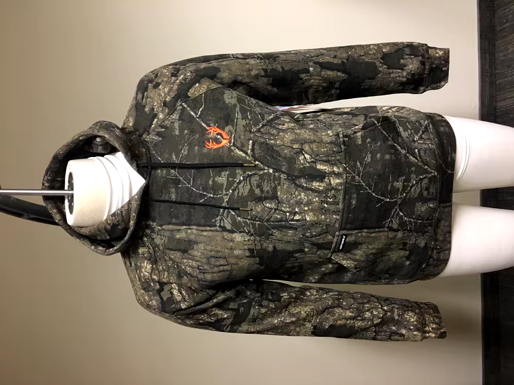 Huntshield Men's Timber Pullover Hoodie with Kangaroo Pocket for Hunting/Hiking, Camo