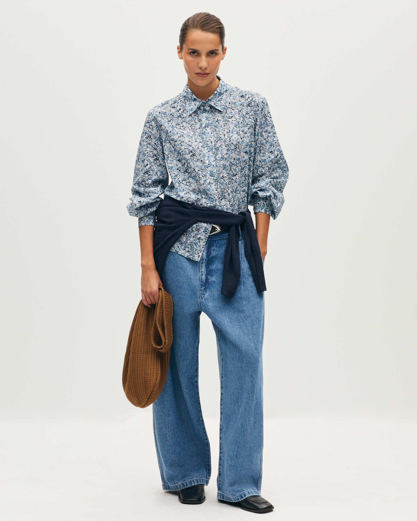 Chemise imprimée en coton