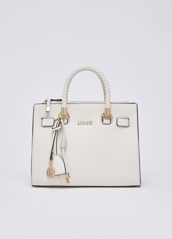 Borsa satchel piccola con charms