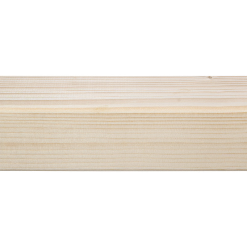 Chevron en sapin raboté 270 x 6,9 x 6,9 cm