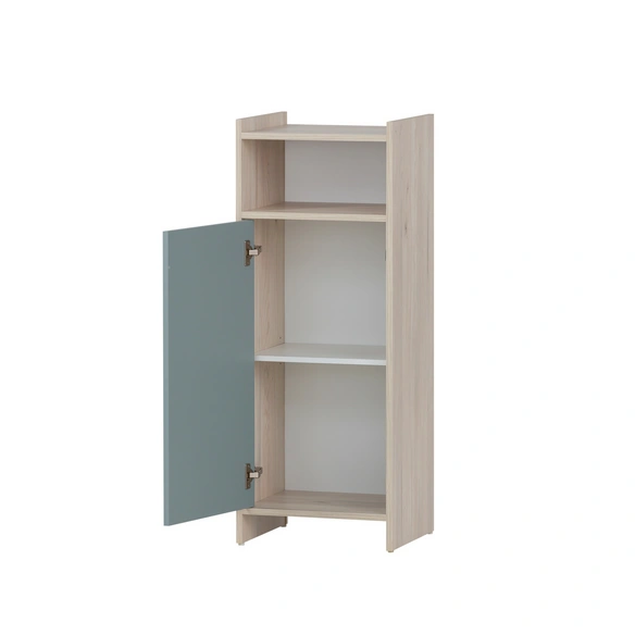 Highboard »Lindholm«, BxHxL: 33 x 104 x 40,2 cm, taubenblau, Holzwerkstoff melaminbeschichtet