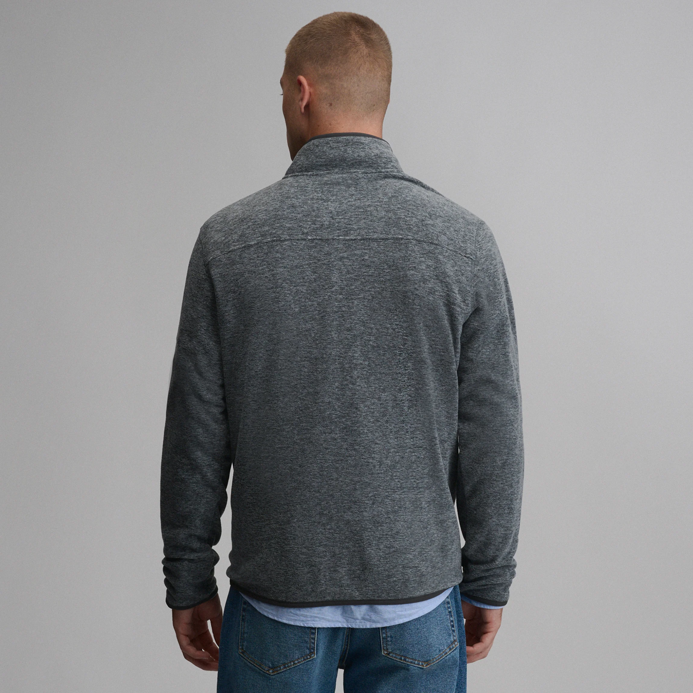 Men's Chutes Fleece Snap Mock Pullover