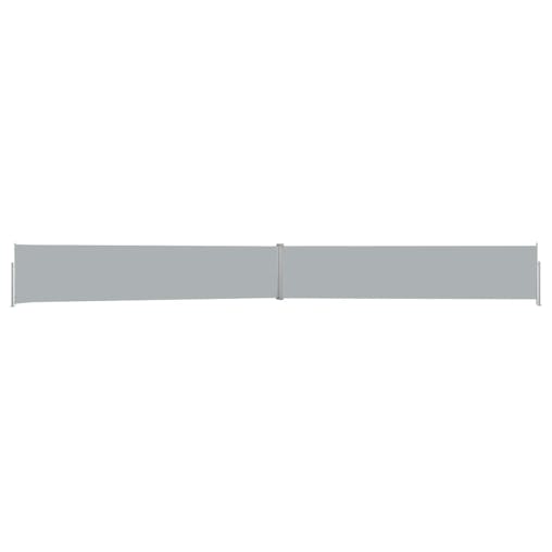 NNEVL Patio Retractable Side Awning 140x1200 cm Anthracite