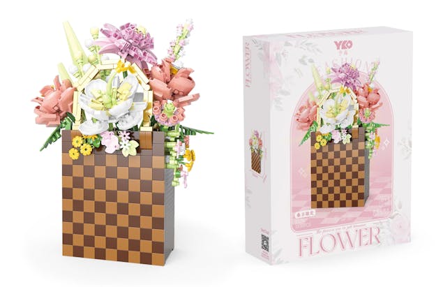 NNEOBA DIY plant bonsai creative flower basket model