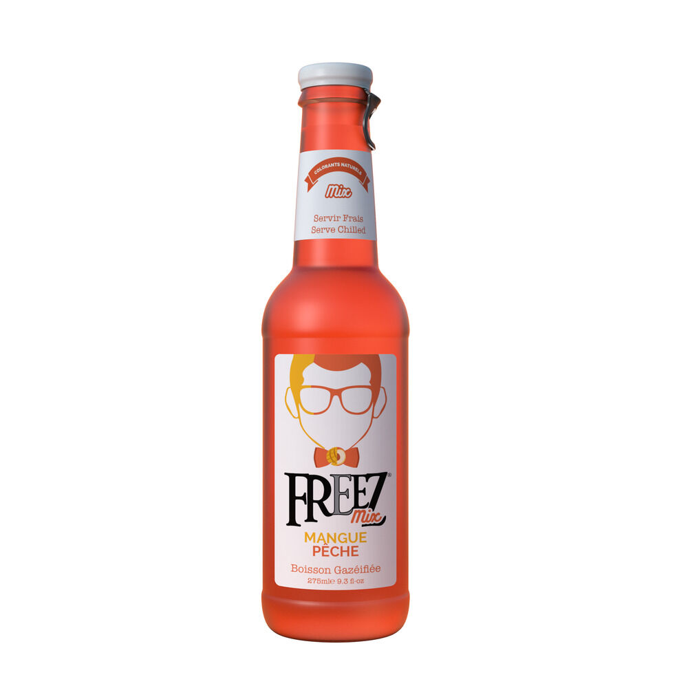 Boisson gazeuse Freez mangue pêche 27,5cl