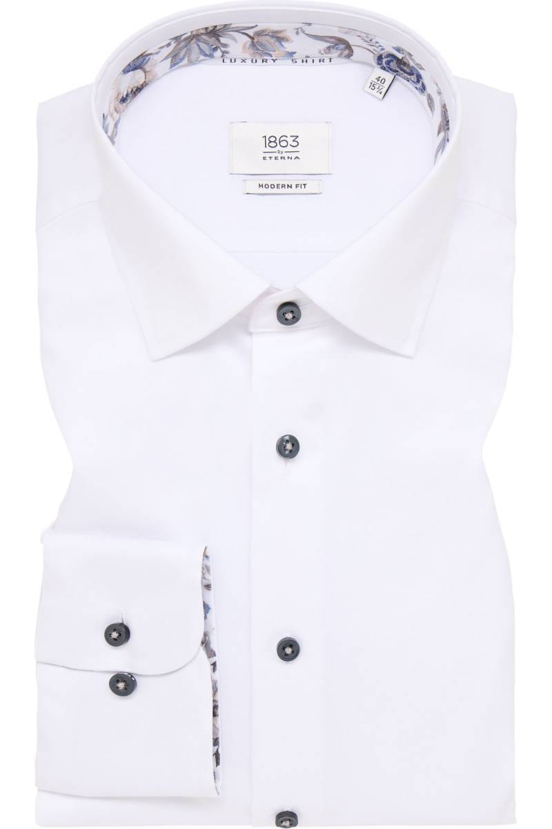 ETERNA 1863 Modern Fit Hemd weiss, Einfarbig