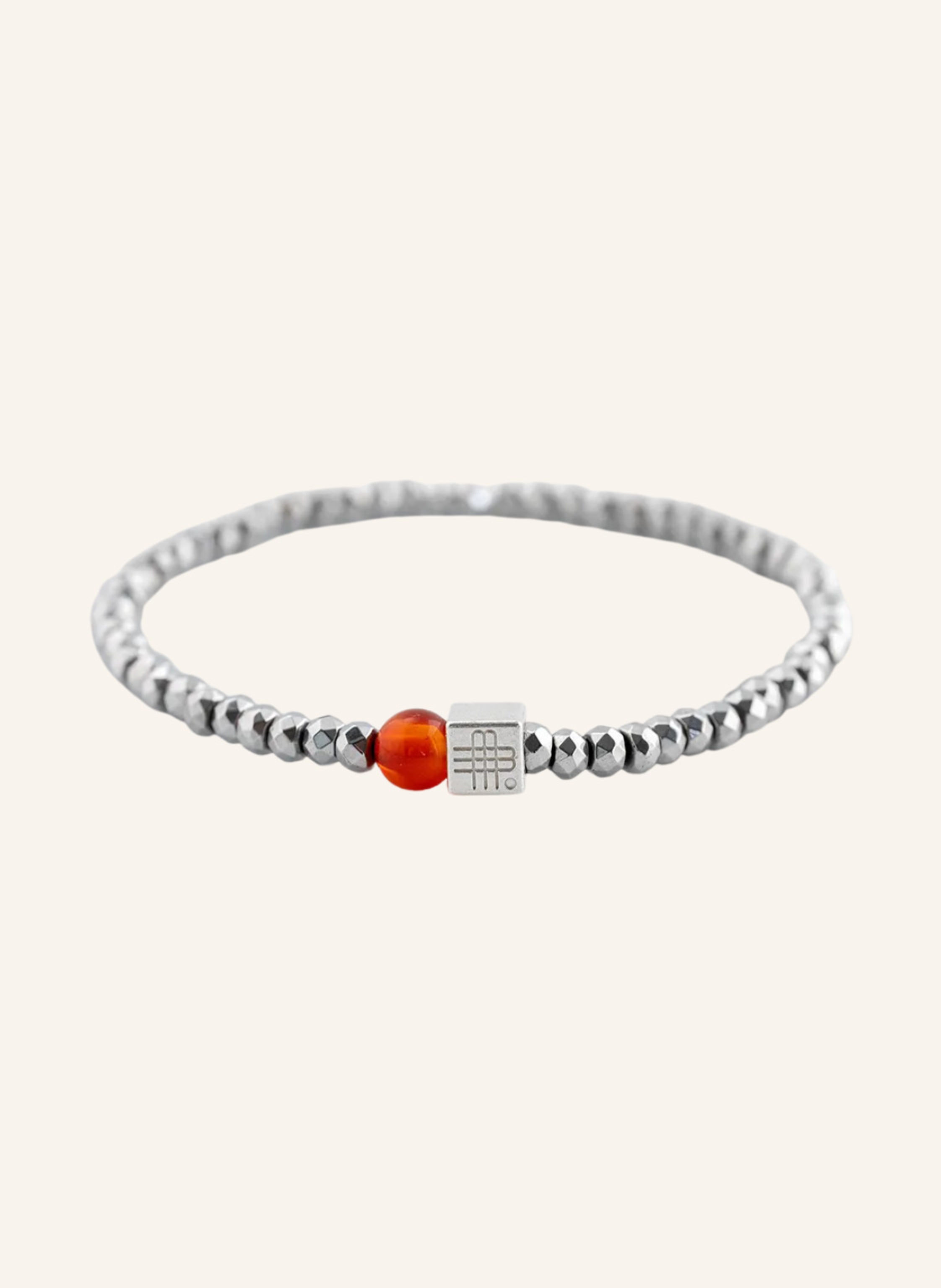 GEBAUER & GEBAUER Armband TITAN ORANGE - 925er Sterlingsilber