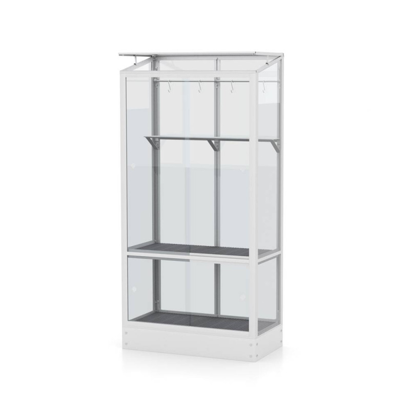 Serre de balcon en verre Stad aluminium anodisé 0,35 m² VITAVIA