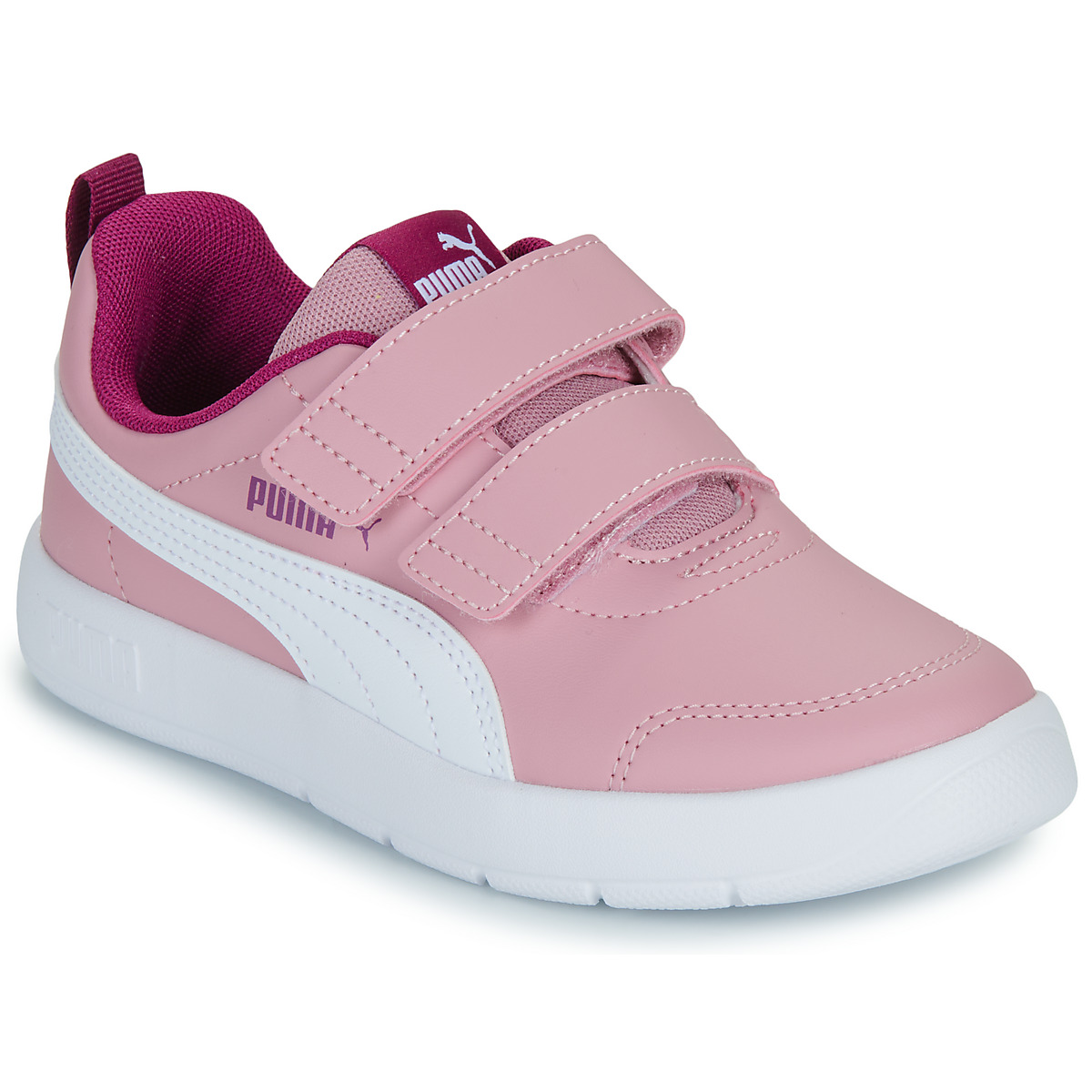 Puma - Courtflex V3 V PS - Pink / White