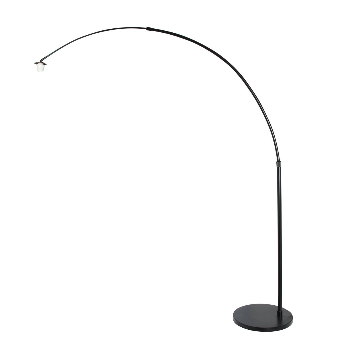 Steinhauer vloerlamp Sparkled - 1 lichts - 190x 230 cm - zwart
