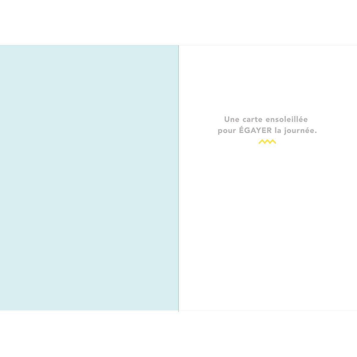 - Carte De Voeux Ornement Arc-en-ciel Détachable