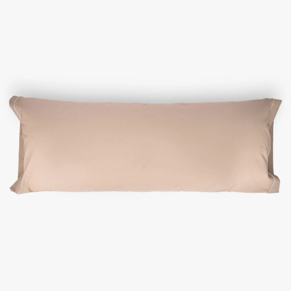 Fronha Almofada de Dormir Algodão Percal Seixo 45x155 SAMOA