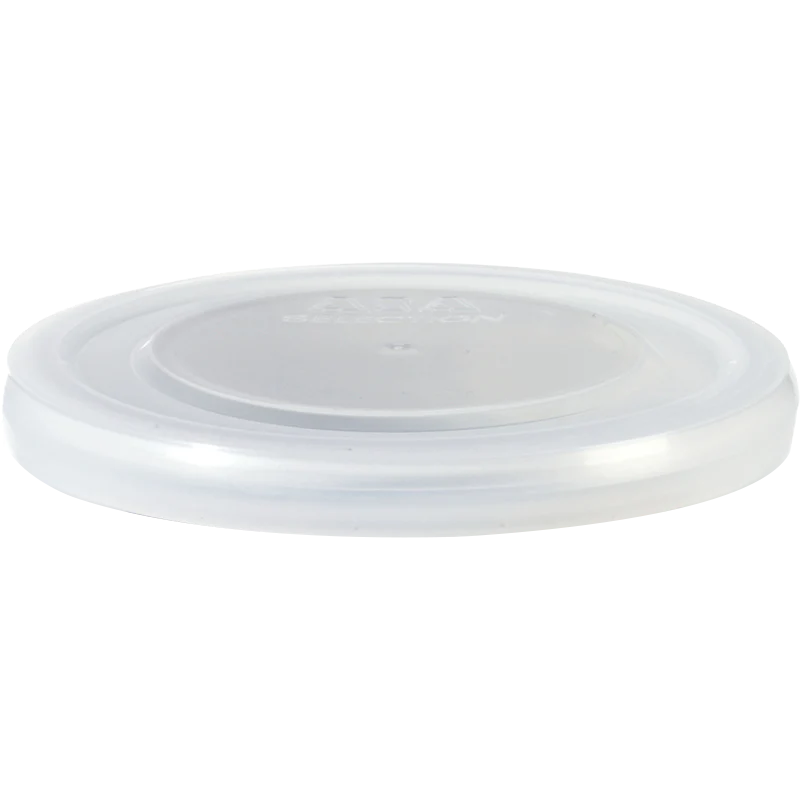 plastikdeckel, transparent d. 6,5 cm