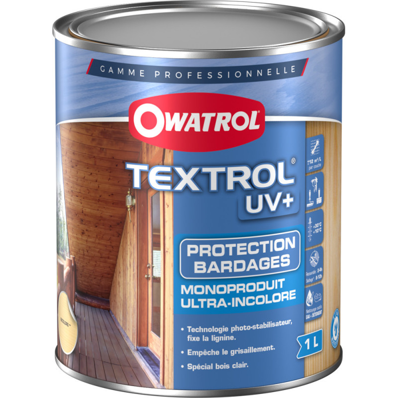 Saturateur pour bois Textrol incolore 1 L OWATROL