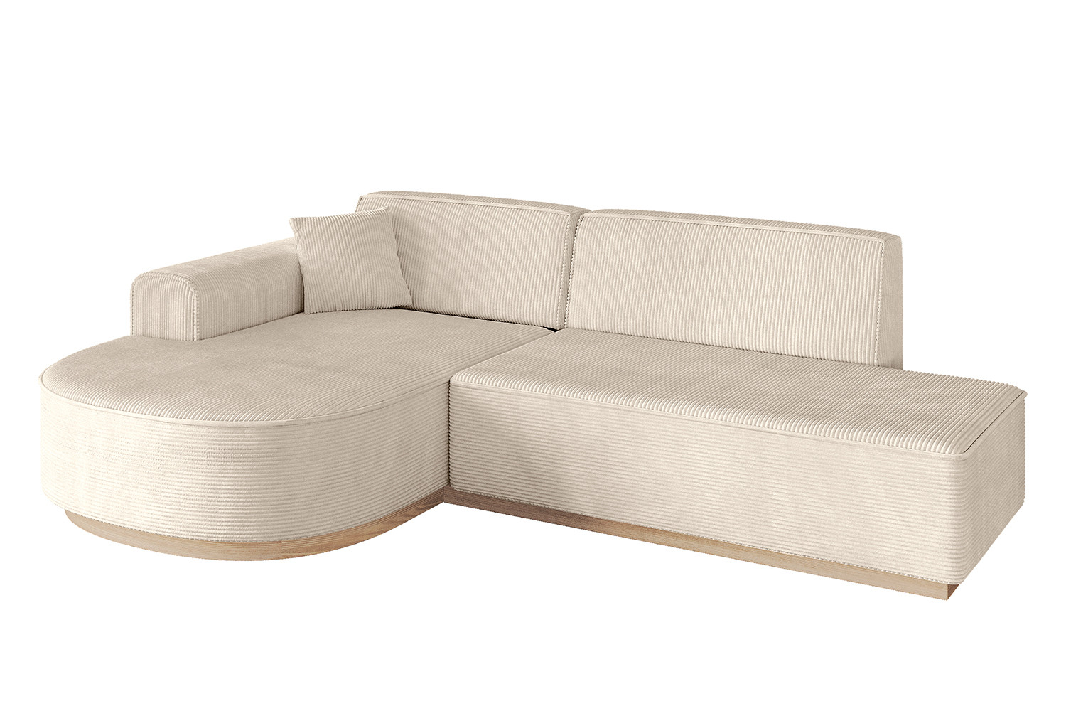 Narożnik lewostronny bez funkcji spania ARRIO-L1 - 243x171x83 Beżowy