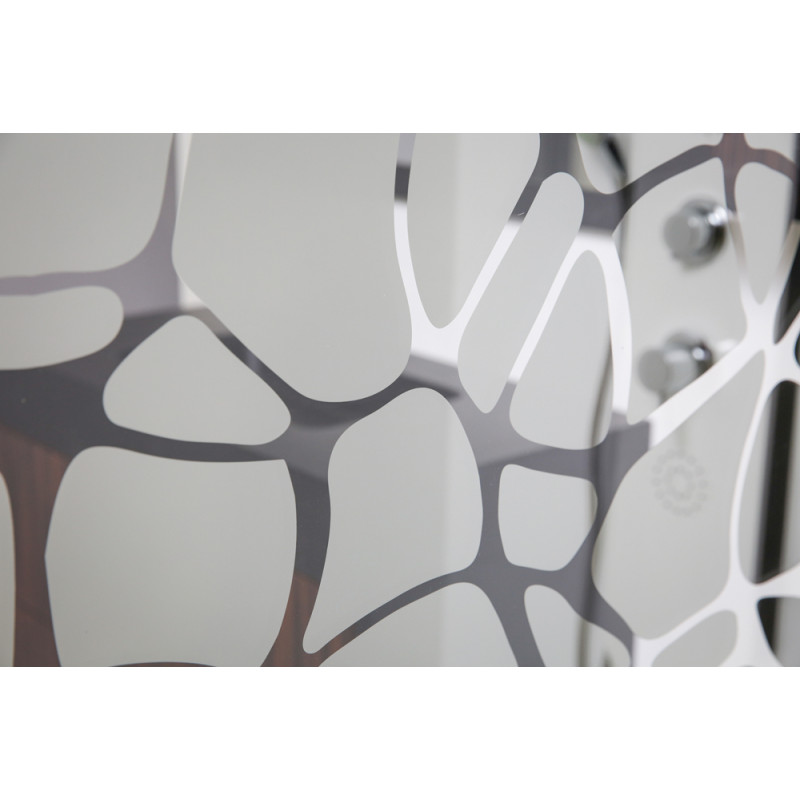Paroi de douche avec sérigraphie Alea 80 x 200 cm ONDÉE