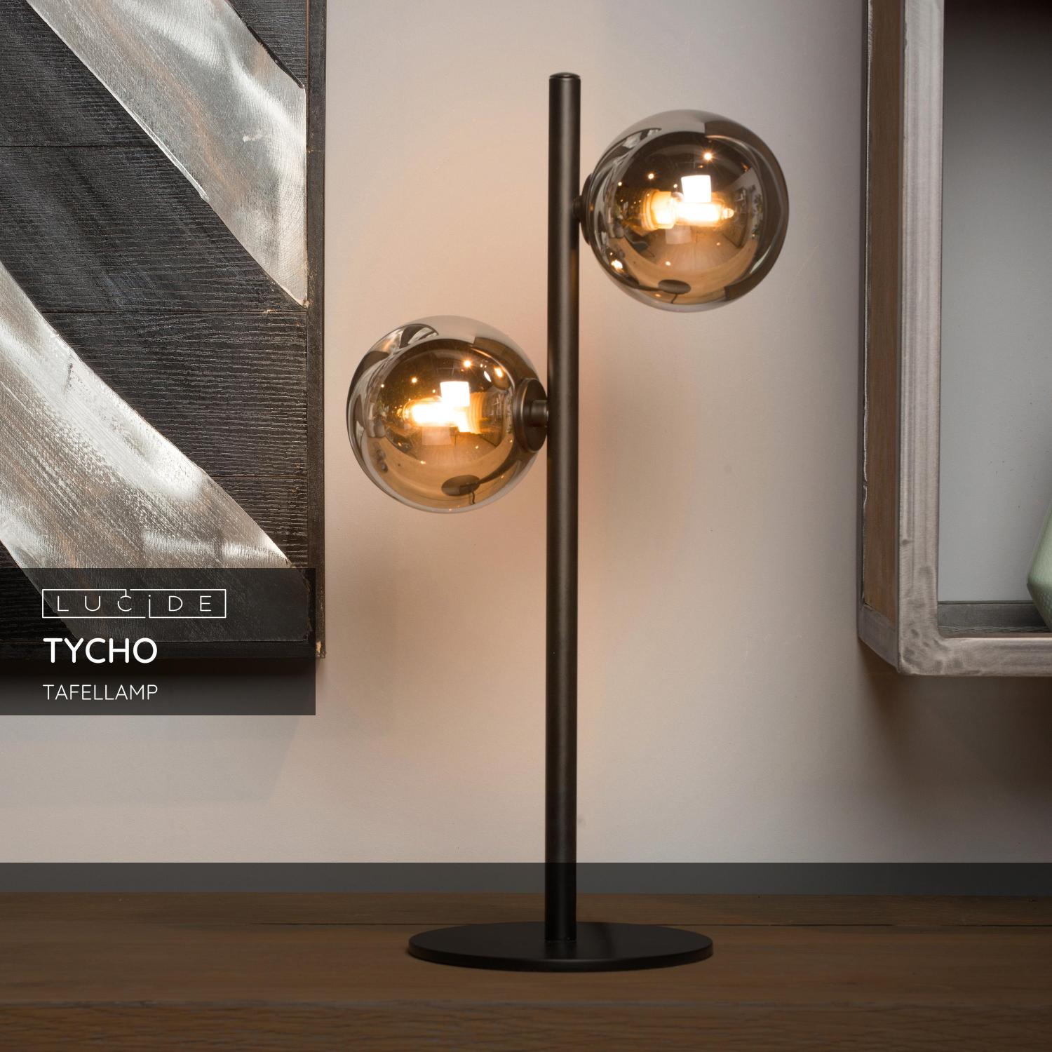 Lucide TYCHO Tafellamp - Zwart