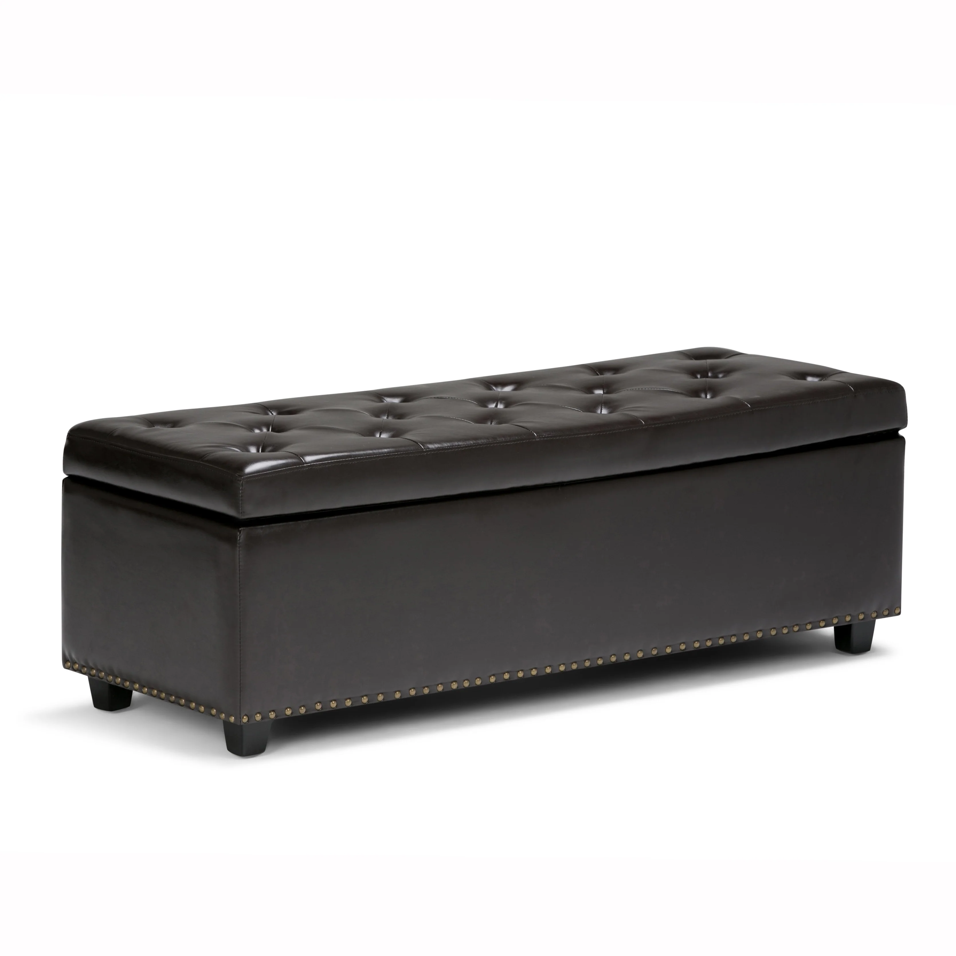 WYNDENHALL Springfield 48 inch Wide Rectangle Storage Ottoman