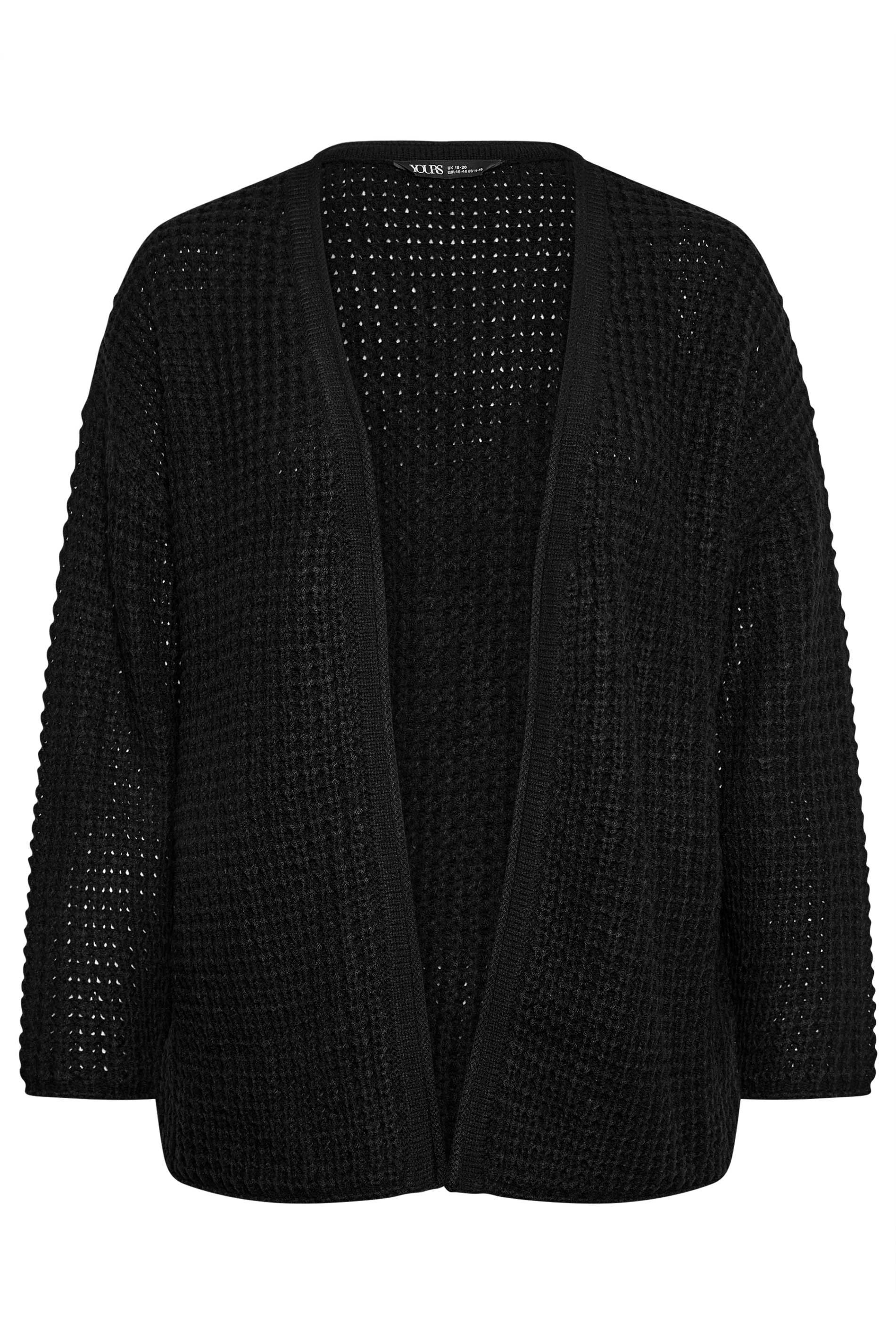 Yours Waffle Knit Cardigan