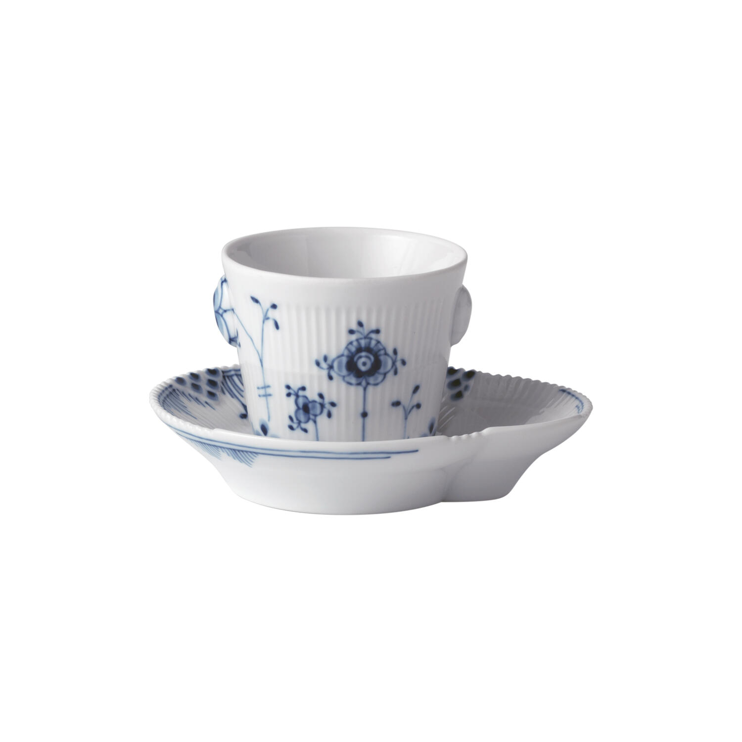 Bl&aring; Elements espressokop med underkop 9 cl