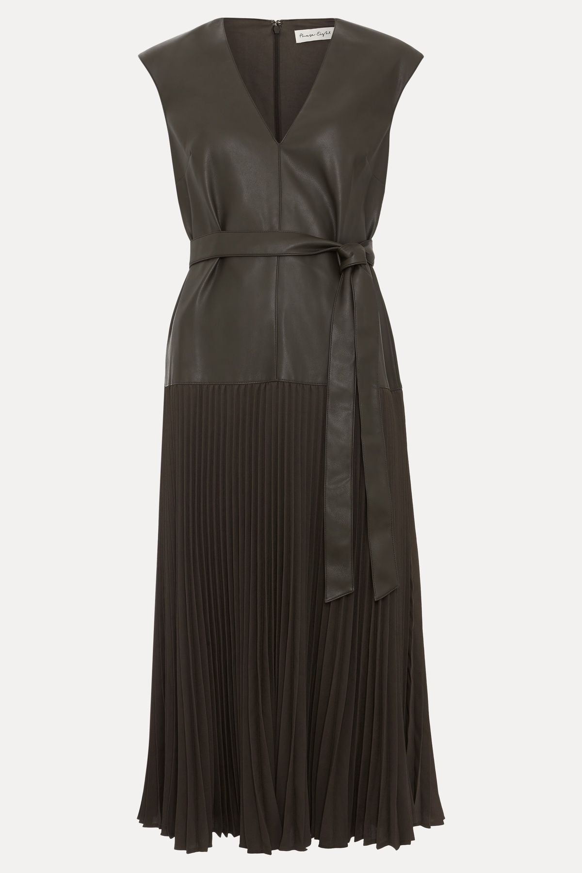 Phase Eight Aria Dropped Waist Pleat Skirt Dress