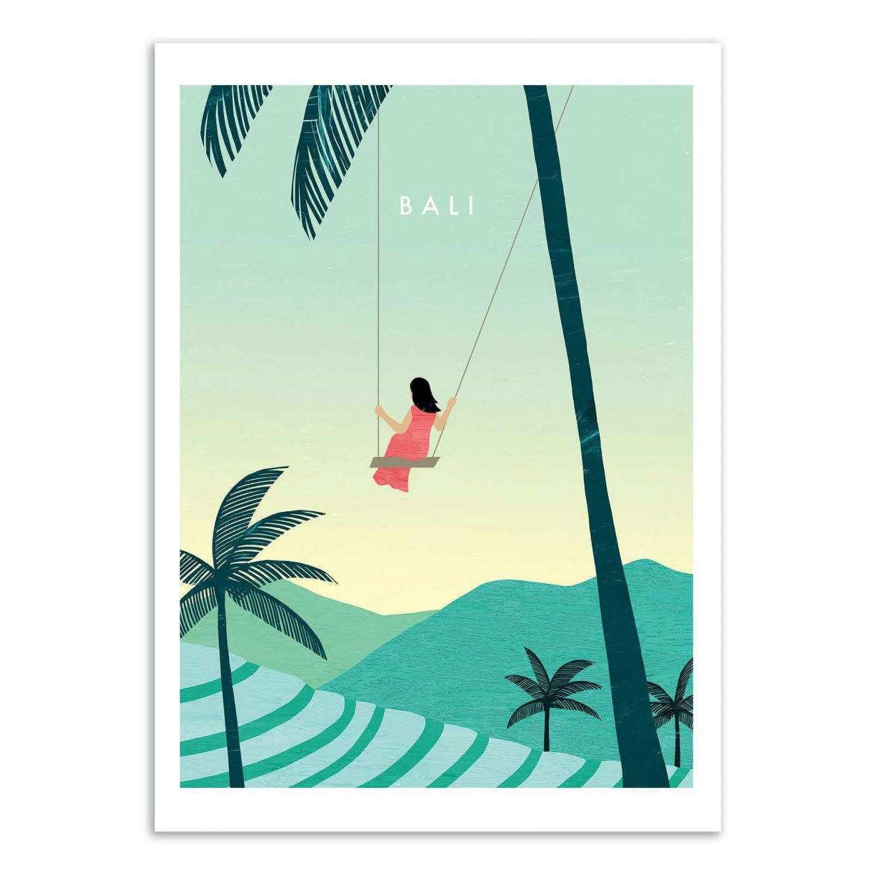 KATINKA REINKE - BALI - Affiche d'art 30 x 40 cm