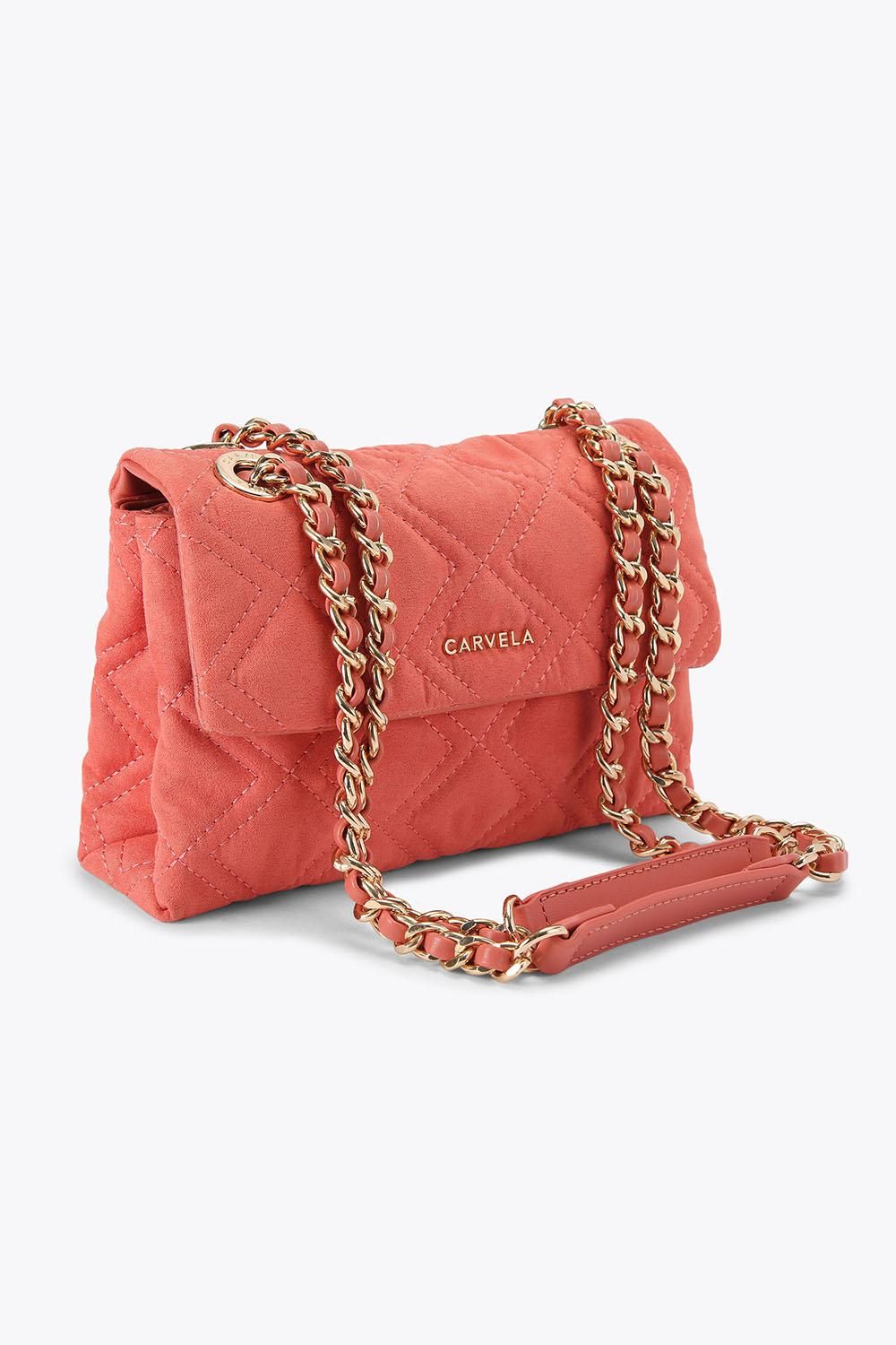 Carvela Rosa Chain Shoulder' Suedette Bag