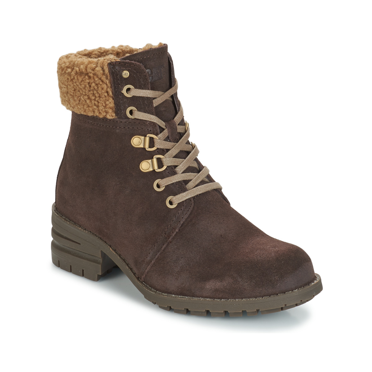 Caterpillar - CORA FUR - Dark / Brown