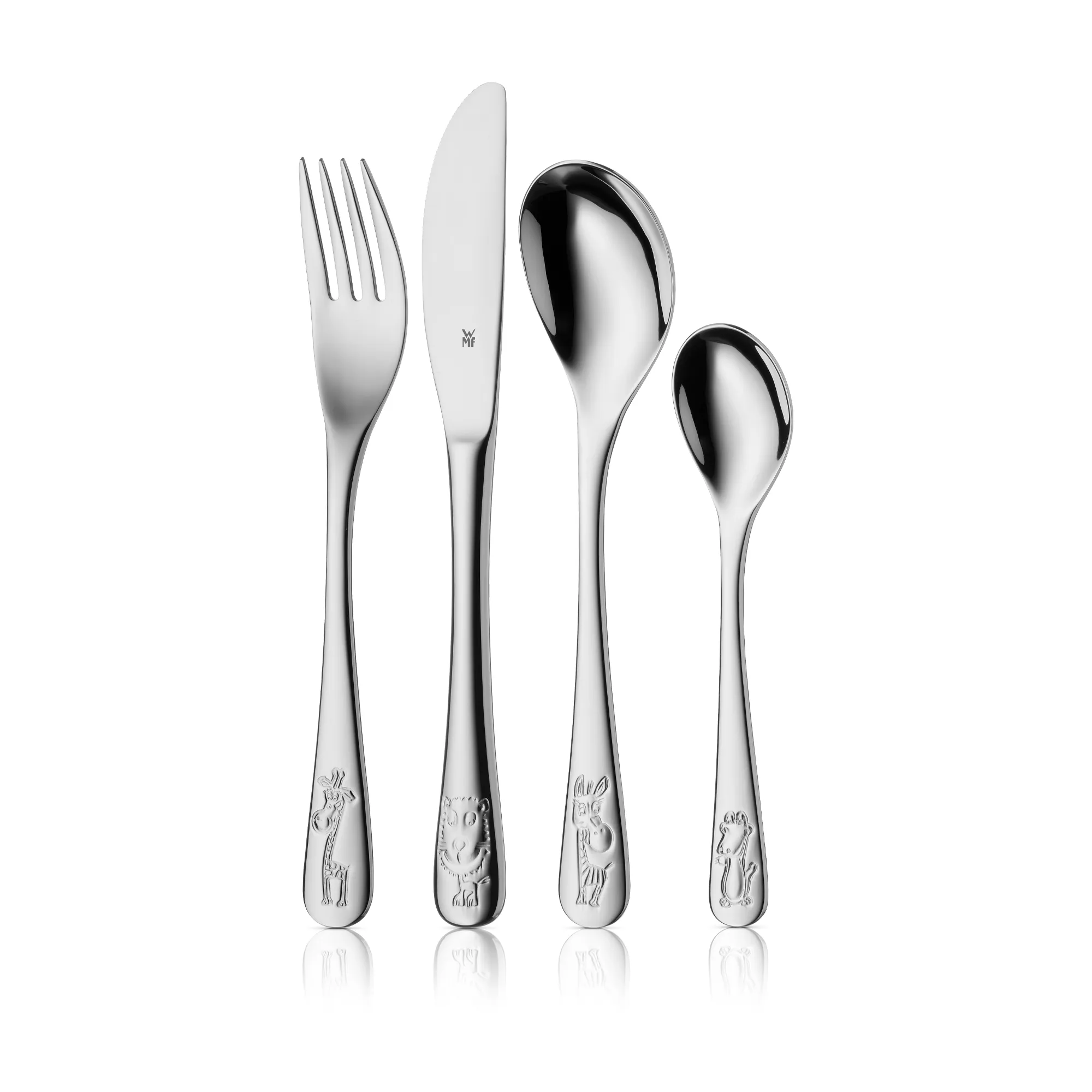 Kids cutlery set Safari, 4-piece