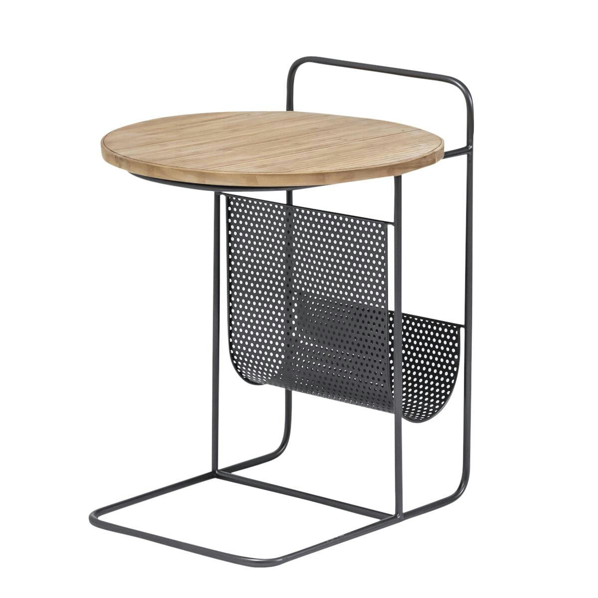 - Table basse en métal noir 49 cm