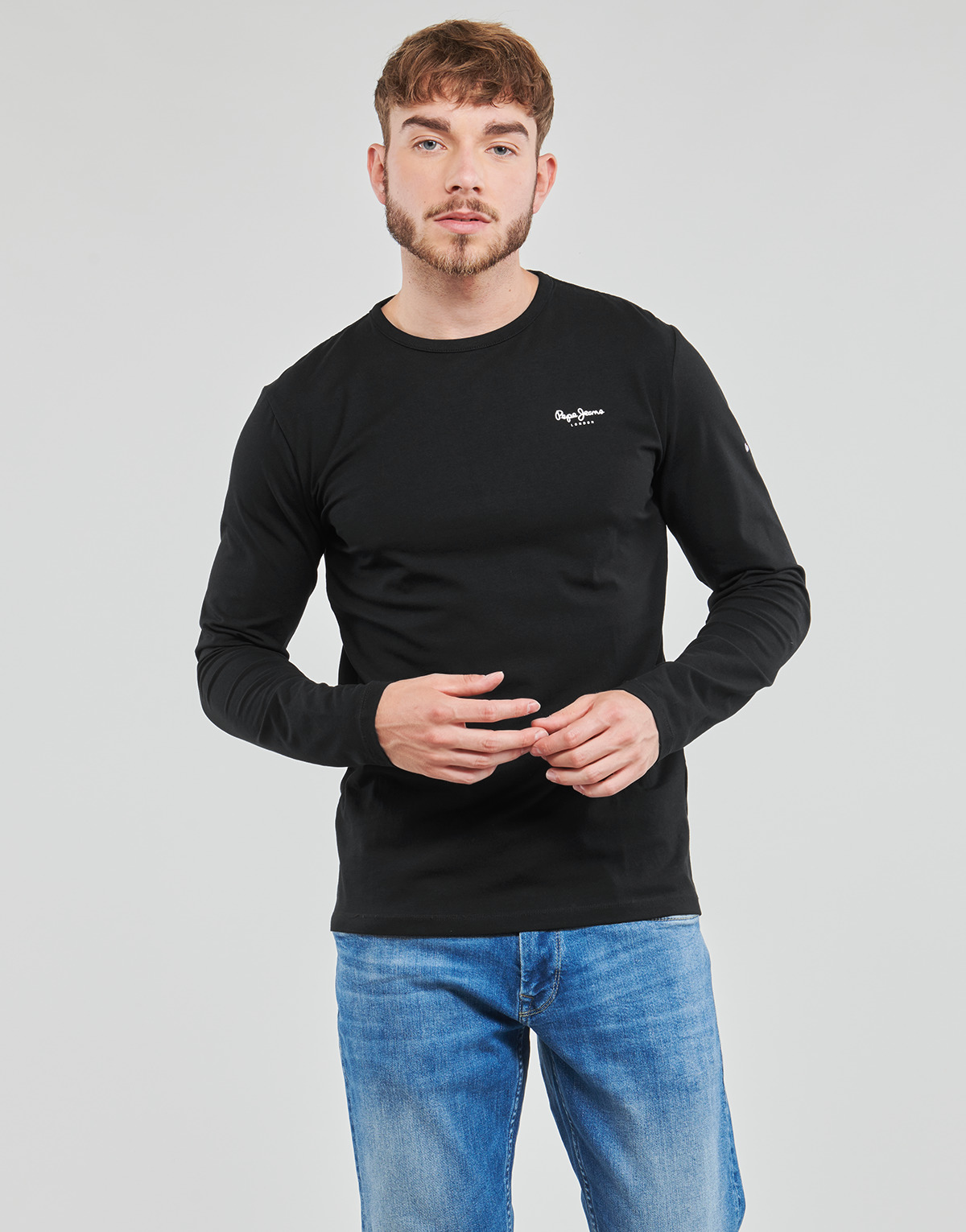 Pepe jeans - ORIGINAL BASIC 2 LONG - Black