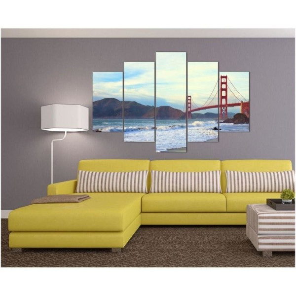 Golden Gate Bridge Obraz na scianę do salonu 100x70