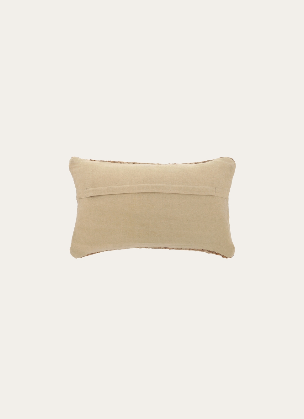 COUSSIN TRESSÉ EN JUTE ET COTON NATUREL